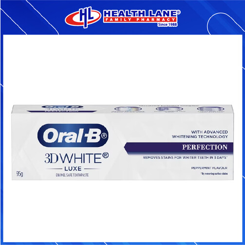 ORAL B 3DPUTIHLUXE UBAT GIGI (PERFECTION) - 95G